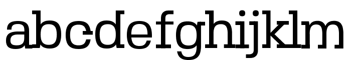 SebSlab-Regular Font LOWERCASE