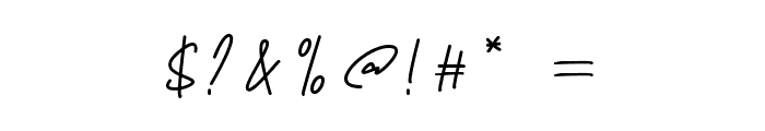 Sebastian Signature Font OTHER CHARS