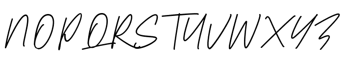 Sebastian Signature Font UPPERCASE