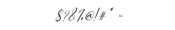 Sebbastian Italic Font OTHER CHARS