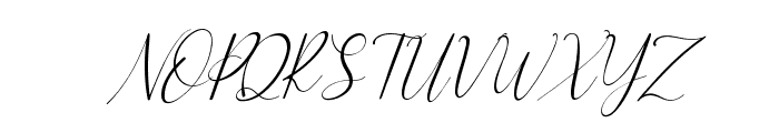 Sebbastian Italic Font UPPERCASE