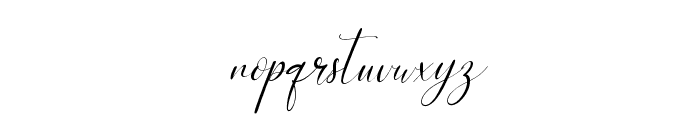 Sebbastian Italic Font LOWERCASE