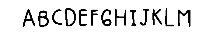 Seblak Regular Font UPPERCASE