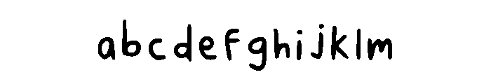 Seblak Regular Font LOWERCASE