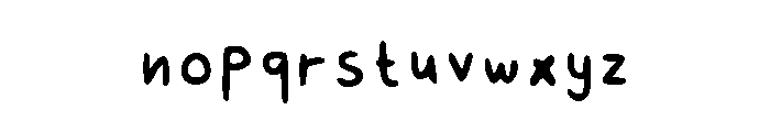Seblak Regular Font LOWERCASE
