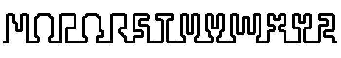 Secoline Regular Font LOWERCASE