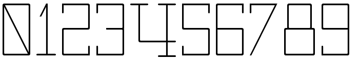 Second Base Line Regular Font OTHER CHARS