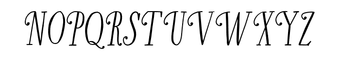 Second Mark Serif-Personal Use Regular Font UPPERCASE