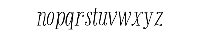 Second Mark Serif-Personal Use Regular Font LOWERCASE