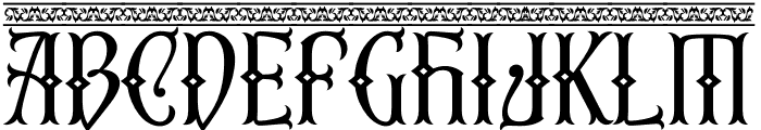 Second Reign PERSONAL USE ONLY Border Font UPPERCASE
