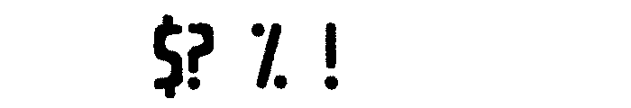 Second-hand shop Font OTHER CHARS