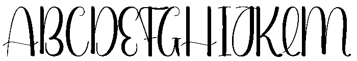 Secondary Font UPPERCASE