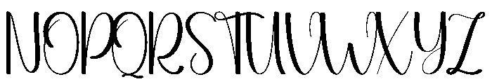 Secondary Font UPPERCASE
