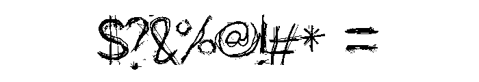 Secret Stick Font OTHER CHARS