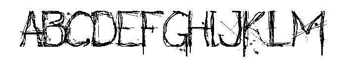 Secret Stick Font UPPERCASE