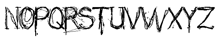 Secret Stick Font UPPERCASE