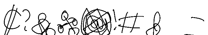 Secret neither Font OTHER CHARS