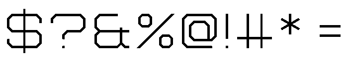 Sector Seven Font OTHER CHARS
