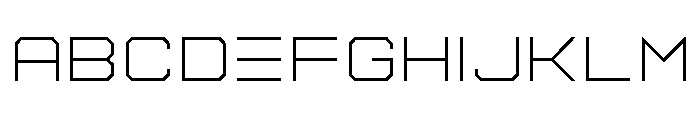Sector Seven Font UPPERCASE