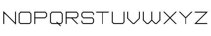Sector Seven Font LOWERCASE