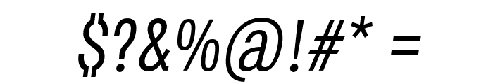Secuela-Italic Font OTHER CHARS