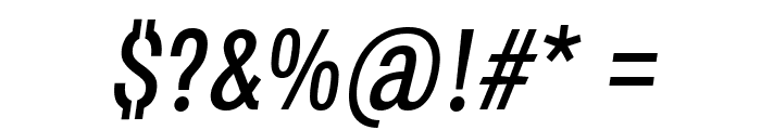 Secuela Medium Italic Font OTHER CHARS