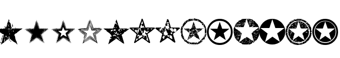 Seeing Stars Font UPPERCASE