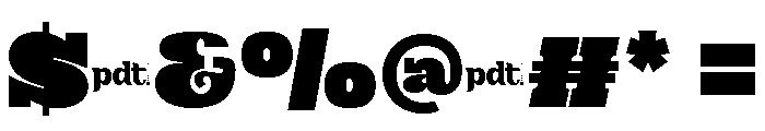 Sefund Ragattrial Regular Font OTHER CHARS