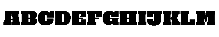 Sefund Ragattrial Regular Font UPPERCASE