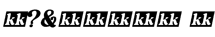 Sekogure Font OTHER CHARS