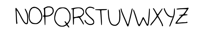 SelenasHandwriting Font UPPERCASE