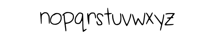 SelenasHandwriting Font LOWERCASE