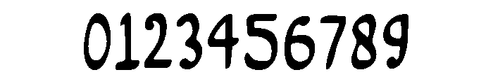 Self Confident Font OTHER CHARS