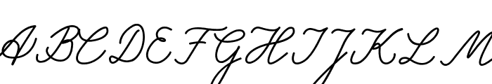 Selfilla Font UPPERCASE