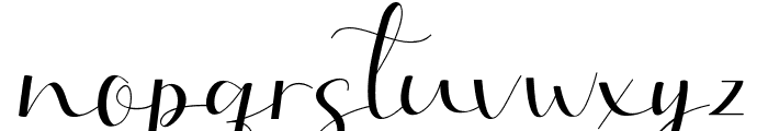 Selitta Font LOWERCASE