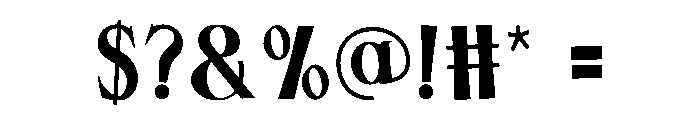 Selvina Font OTHER CHARS