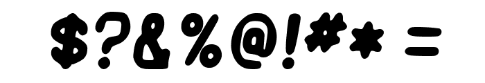 Semi-Sweet Bold Italic Font OTHER CHARS