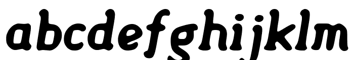 Semi-Sweet Bold Italic Font LOWERCASE