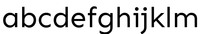 Sen-Regular Font LOWERCASE