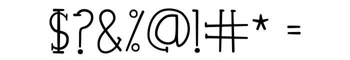 Senara Font OTHER CHARS