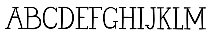 Senara Font UPPERCASE