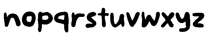 Sensota Font LOWERCASE