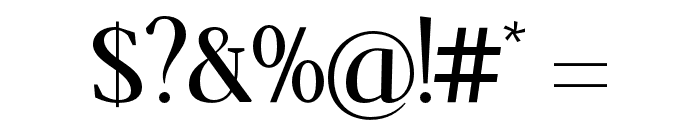 SenzaBella Regular Font OTHER CHARS