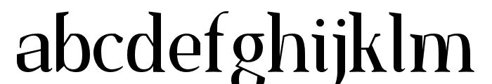 SenzaBella Regular Font LOWERCASE