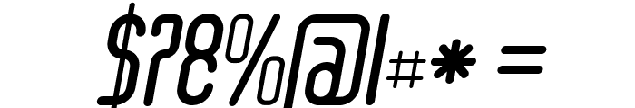 Senzi-BoldItalic Font OTHER CHARS