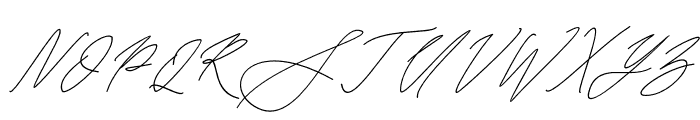 Seoulscript-Italic Font UPPERCASE