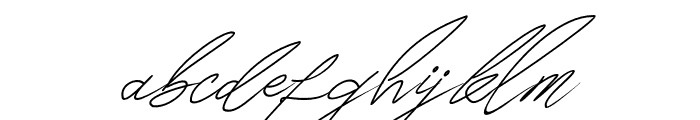 Seoulscript-Italic Font LOWERCASE