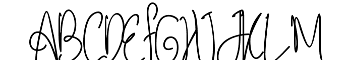 Sephia Signature Font UPPERCASE