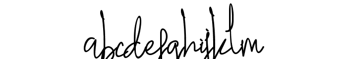 Sephia Signature Font LOWERCASE