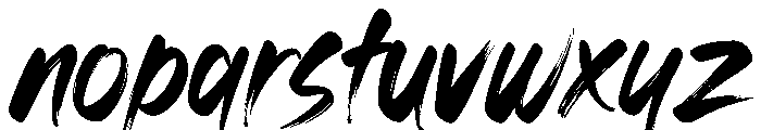 Sephiro Font LOWERCASE